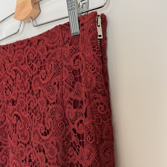 Zara Lace Midi Skirt Y2K Size Small or 26 - Picture 3 of 6